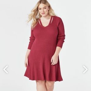 NWT Cutout fit and flare dress